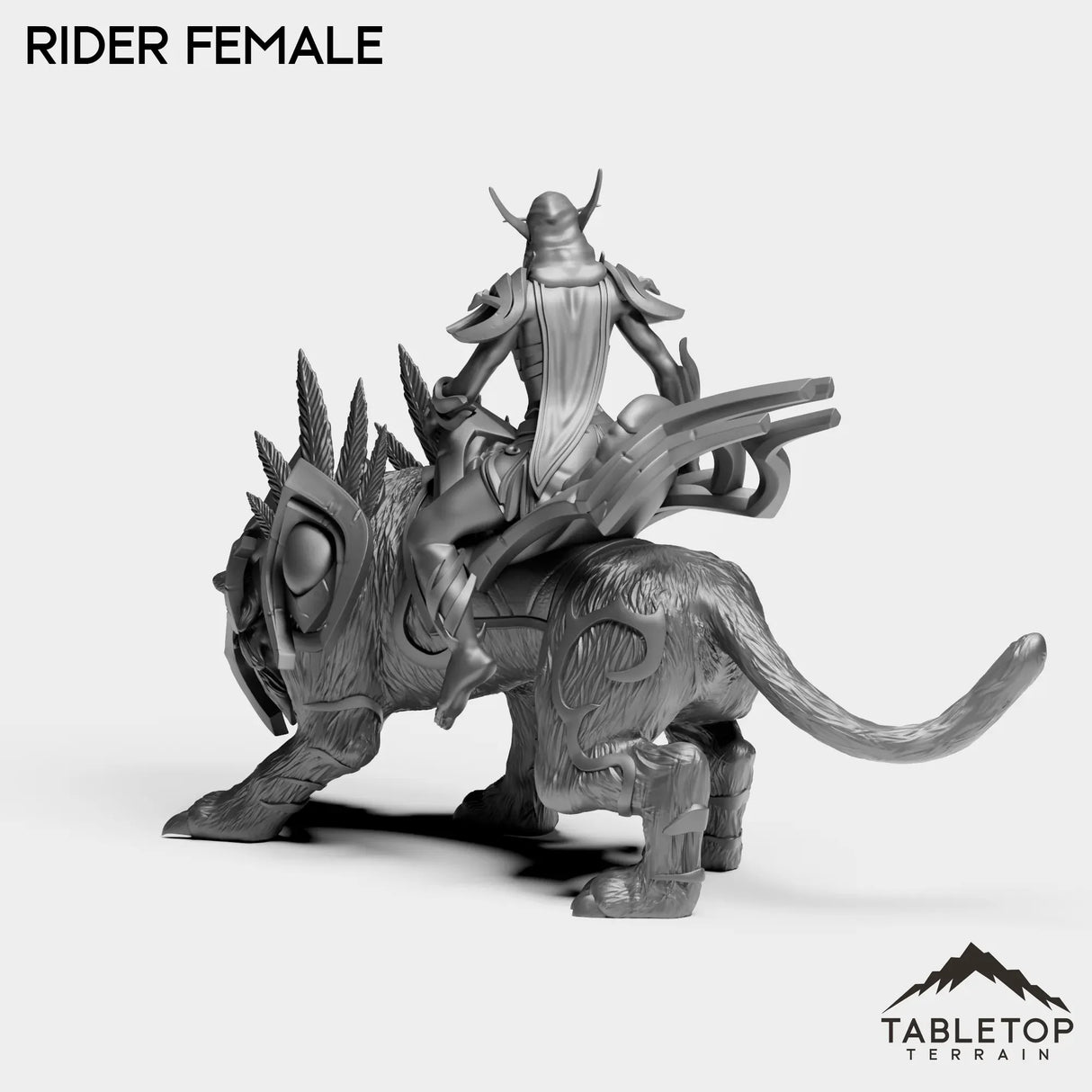 Tabletop Terrain Miniature Darkness First Arcanist Rider