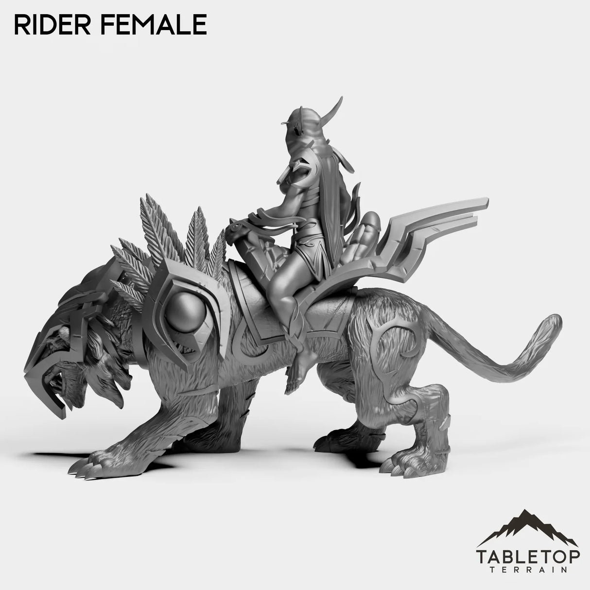 Tabletop Terrain Miniature Darkness First Arcanist Rider