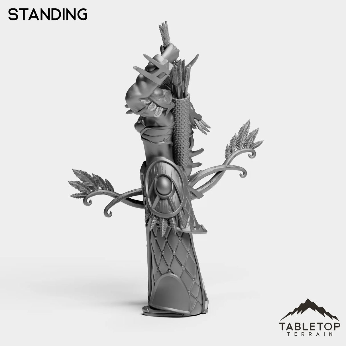 Tabletop Terrain Miniature Darkness Hunter Female