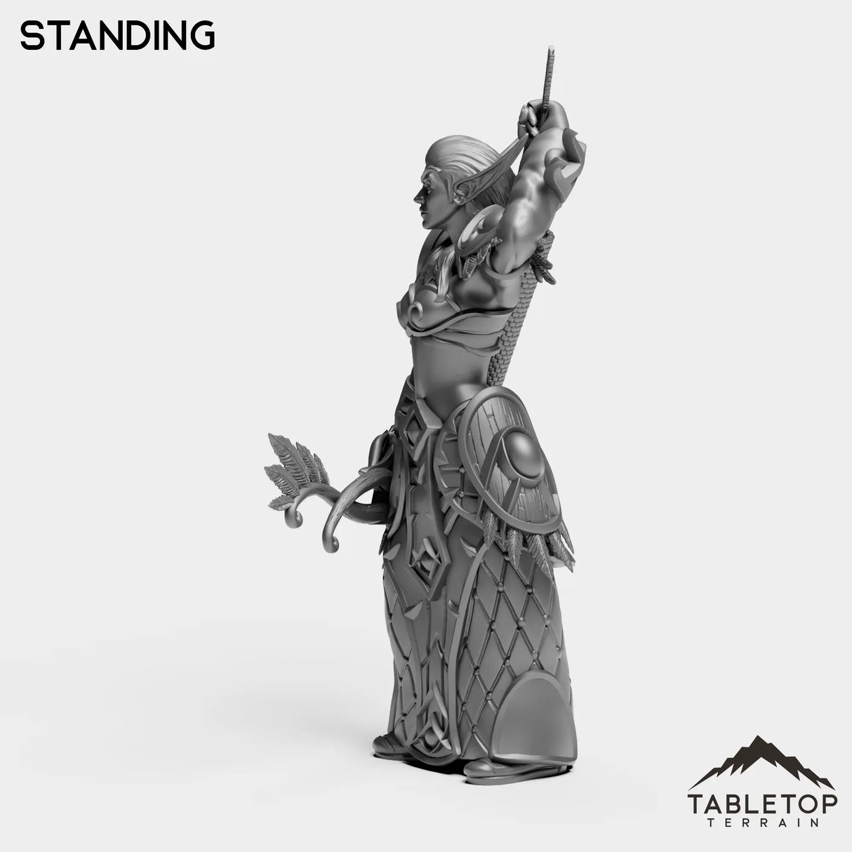 Tabletop Terrain Miniature Darkness Hunter Female