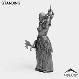 Tabletop Terrain Miniature Darkness Hunter Female