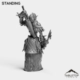Tabletop Terrain Miniature Darkness Hunter Female