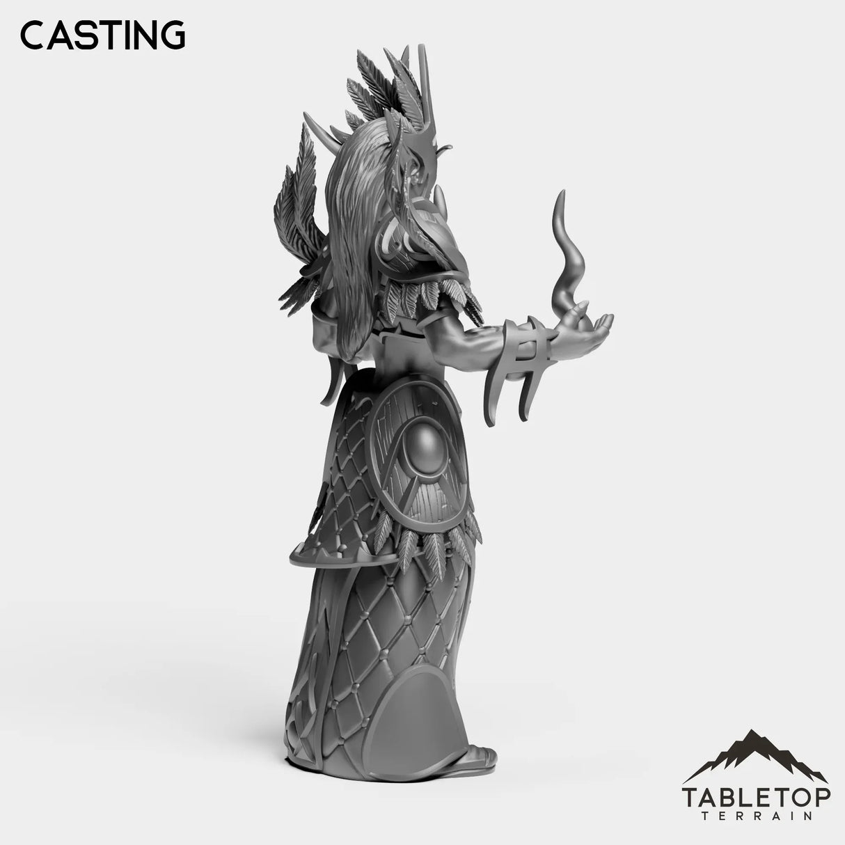 Tabletop Terrain Miniature Darkness Mage Female