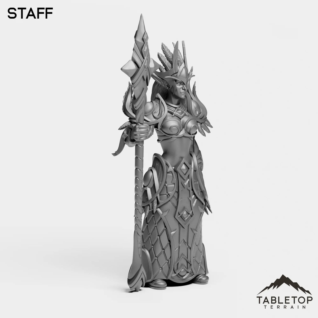 Tabletop Terrain Miniature Darkness Mage Female