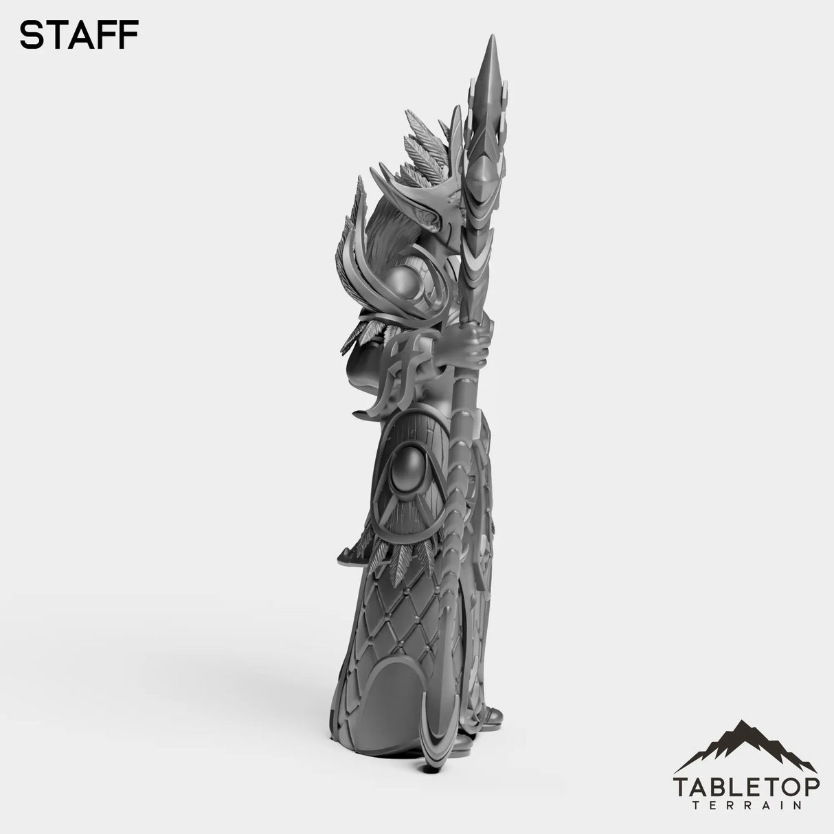 Tabletop Terrain Miniature Darkness Mage Female
