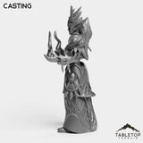 Tabletop Terrain Miniature Darkness Mage Female
