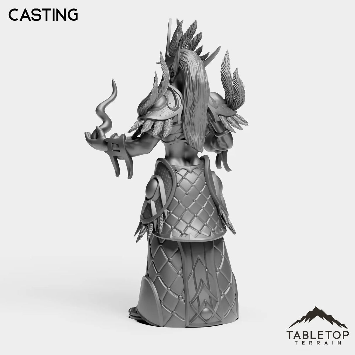 Tabletop Terrain Miniature Darkness Mage Female