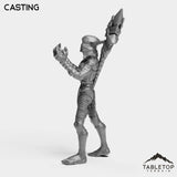 Tabletop Terrain Miniature Darkness Nightfallen First Arcanist Female