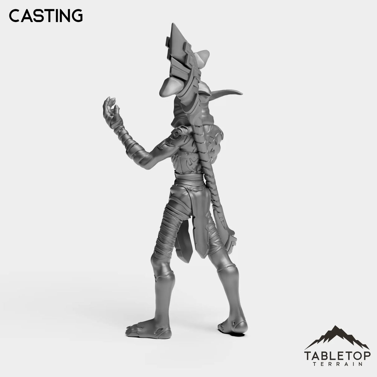 Tabletop Terrain Miniature Darkness Nightfallen First Arcanist Female