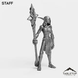 Tabletop Terrain Miniature Darkness Nightfallen First Arcanist Female