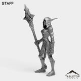 Tabletop Terrain Miniature Darkness Nightfallen First Arcanist Female