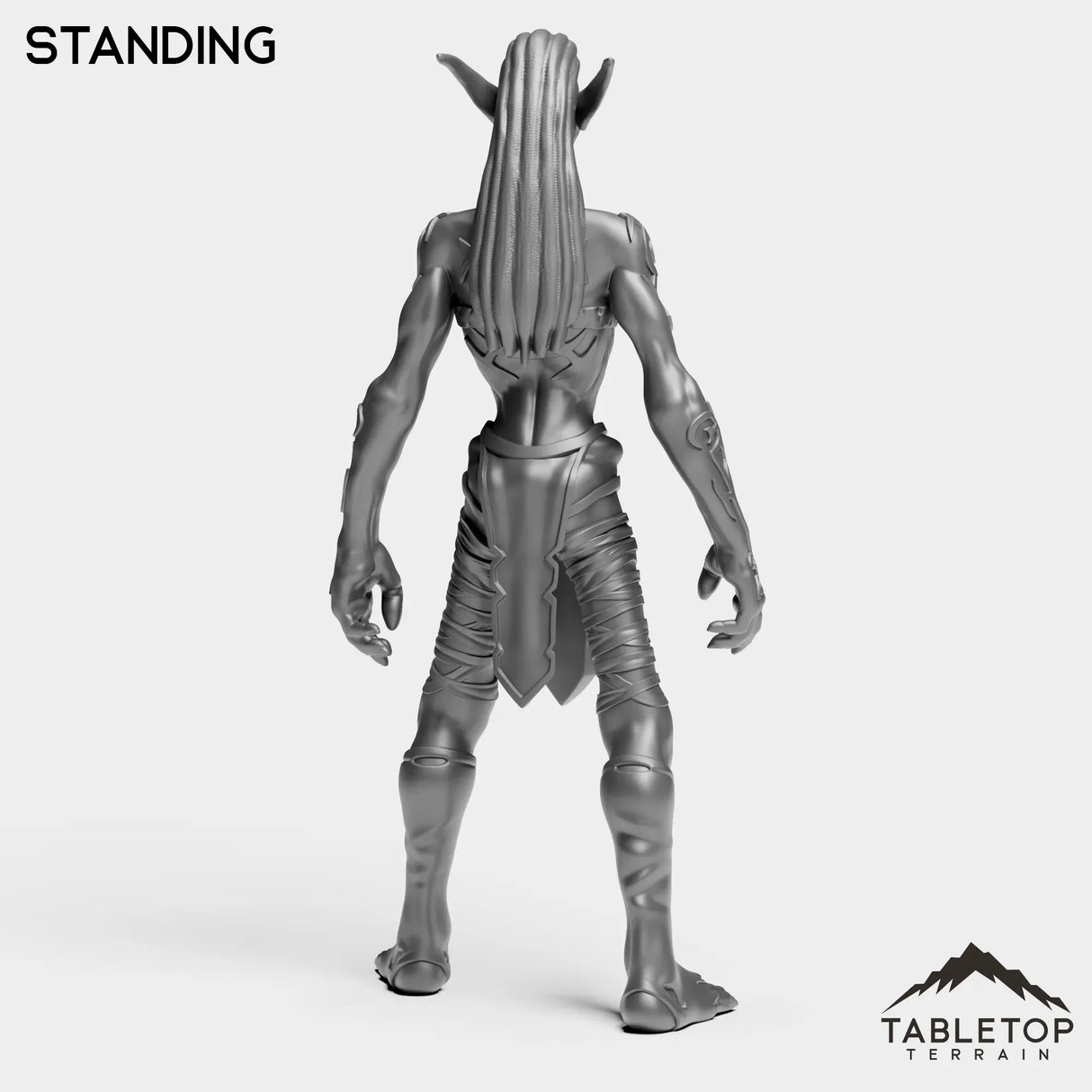 Tabletop Terrain Miniature Darkness Nightfallen Rebel Female