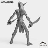 Tabletop Terrain Miniature Darkness Nightfallen Rebel Female
