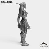 Tabletop Terrain Miniature Darkness Nightfallen Rebel Female