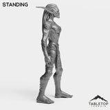 Tabletop Terrain Miniature Darkness Nightfallen Rebel Female