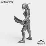 Tabletop Terrain Miniature Darkness Nightfallen Rebel Female