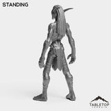 Tabletop Terrain Miniature Darkness Nightfallen Rebel Female