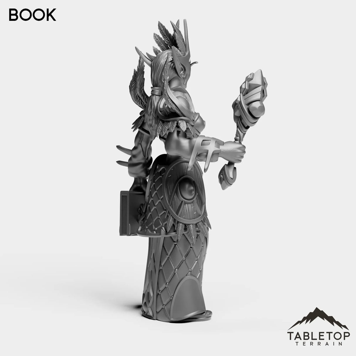 Tabletop Terrain Miniature Darkness Priest Female