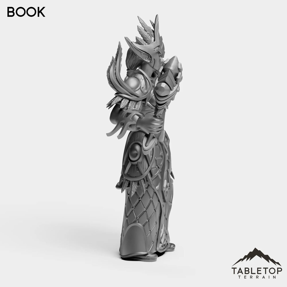 Tabletop Terrain Miniature Darkness Priest Female