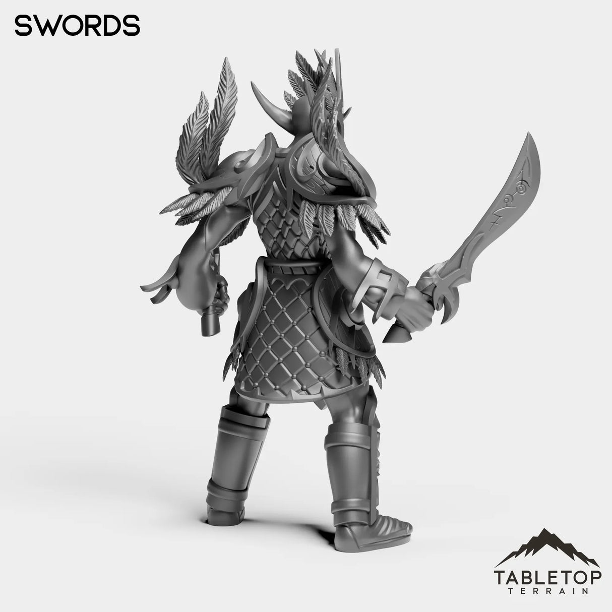 Tabletop Terrain Miniature Darkness Warrior
