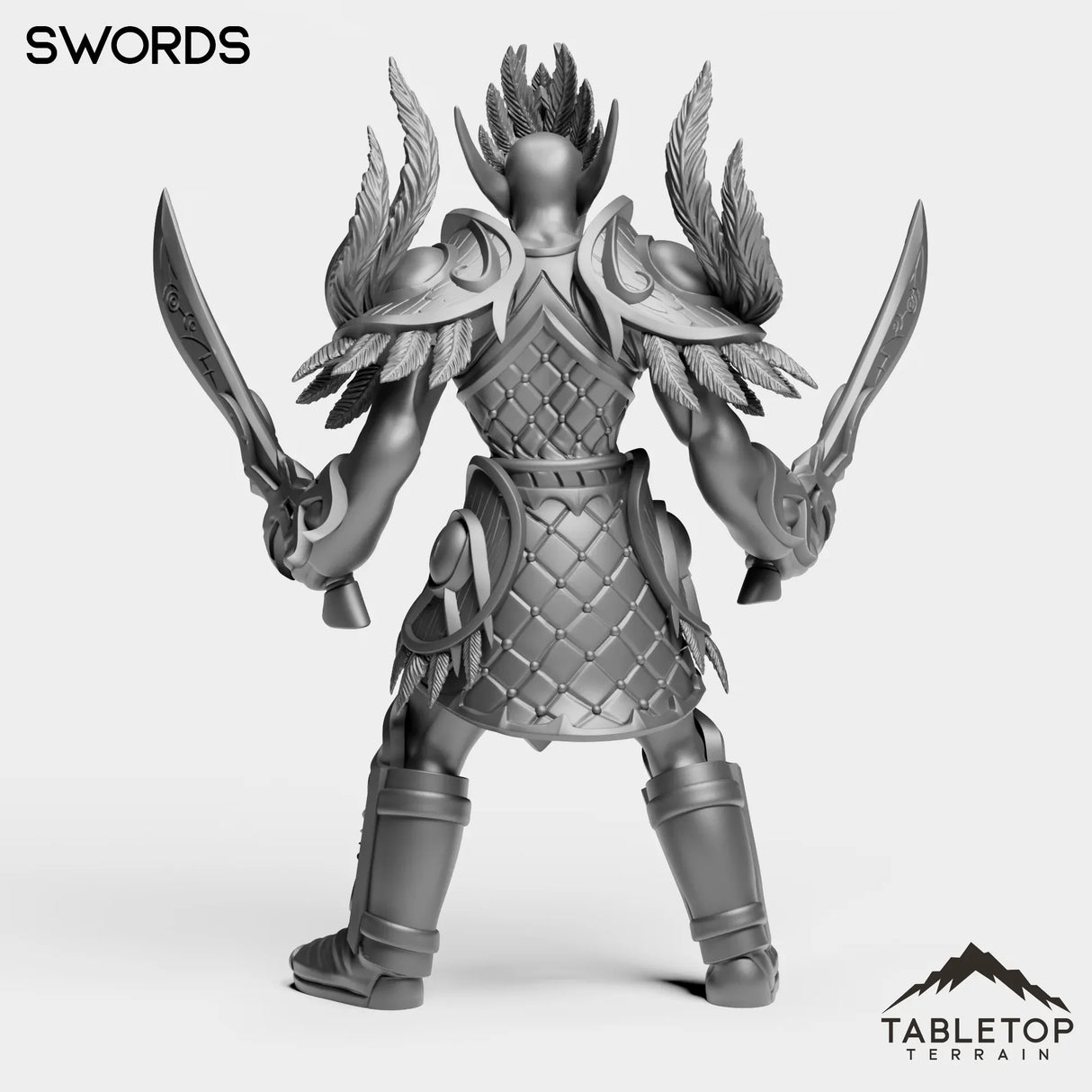 Tabletop Terrain Miniature Darkness Warrior