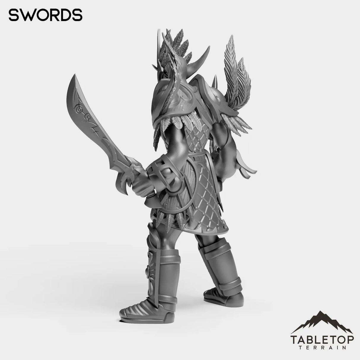 Tabletop Terrain Miniature Darkness Warrior