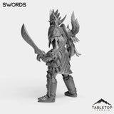 Tabletop Terrain Miniature Darkness Warrior