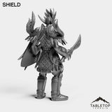 Tabletop Terrain Miniature Darkness Warrior
