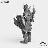 Tabletop Terrain Miniature Darkness Warrior