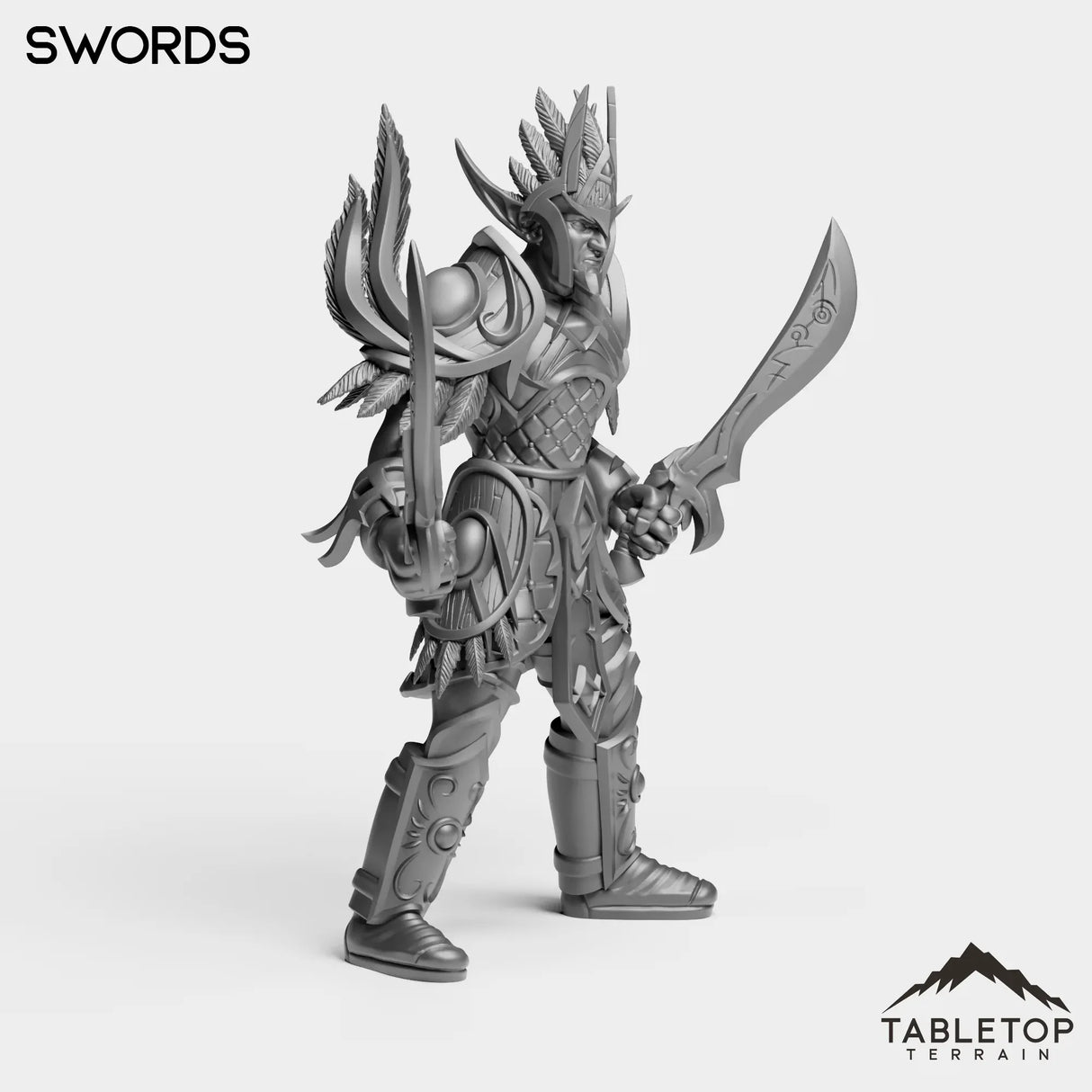 Tabletop Terrain Miniature Darkness Warrior