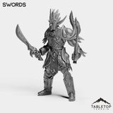 Tabletop Terrain Miniature Darkness Warrior
