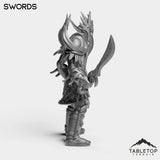 Tabletop Terrain Miniature Darkness Warrior
