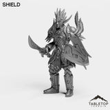 Tabletop Terrain Miniature Darkness Warrior