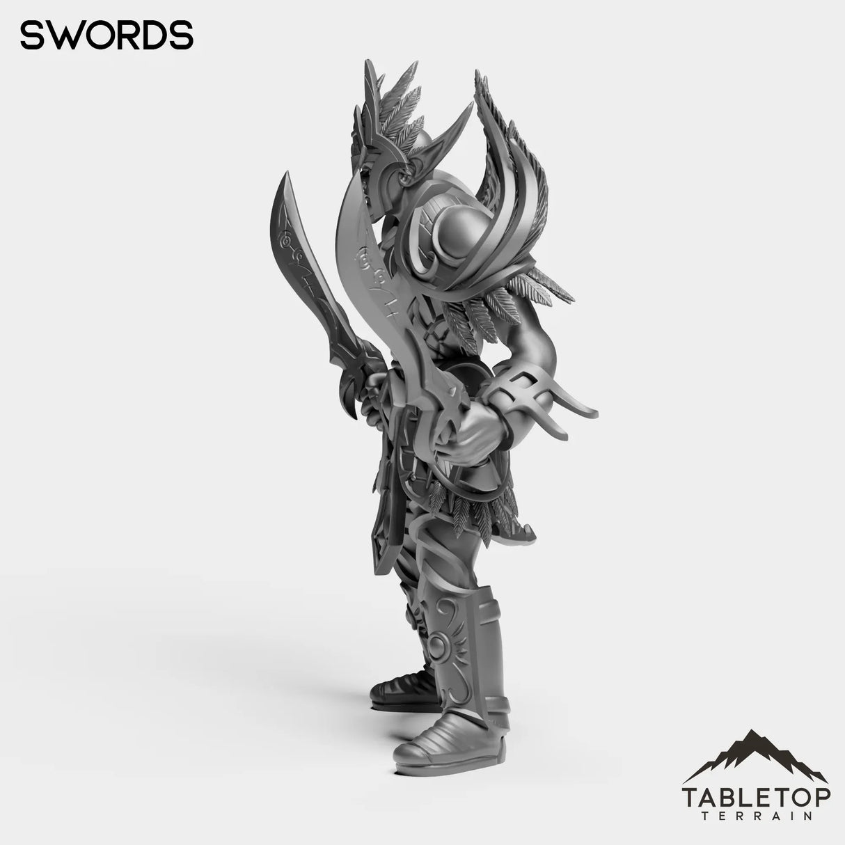 Tabletop Terrain Miniature Darkness Warrior