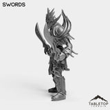 Tabletop Terrain Miniature Darkness Warrior