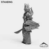 Tabletop Terrain Miniature Darkness Warrior Female