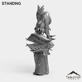 Tabletop Terrain Miniature Darkness Warrior Female