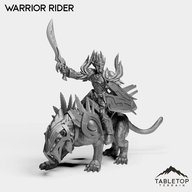 Tabletop Terrain Miniature Darkness Warrior Rider