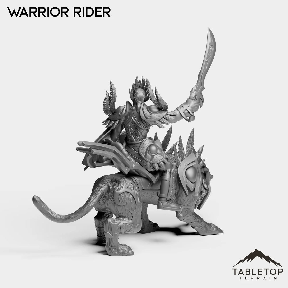 Tabletop Terrain Miniature Darkness Warrior Rider