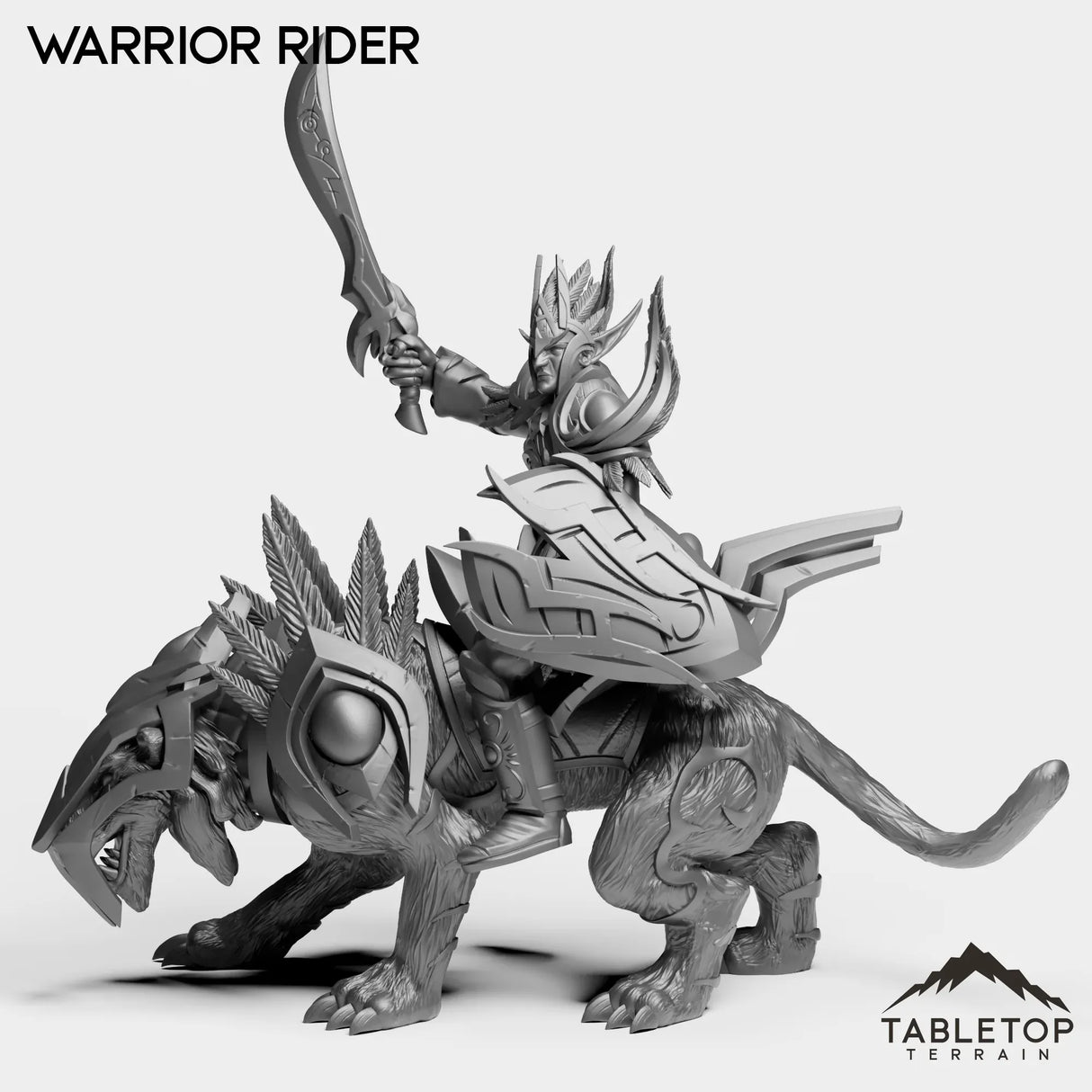 Tabletop Terrain Miniature Darkness Warrior Rider