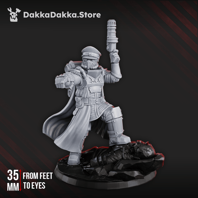 Tabletop Terrain Miniature Dawnguard Commissar