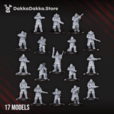 Tabletop Terrain Miniature Dawnguard Infantry Squad (+ modular update)