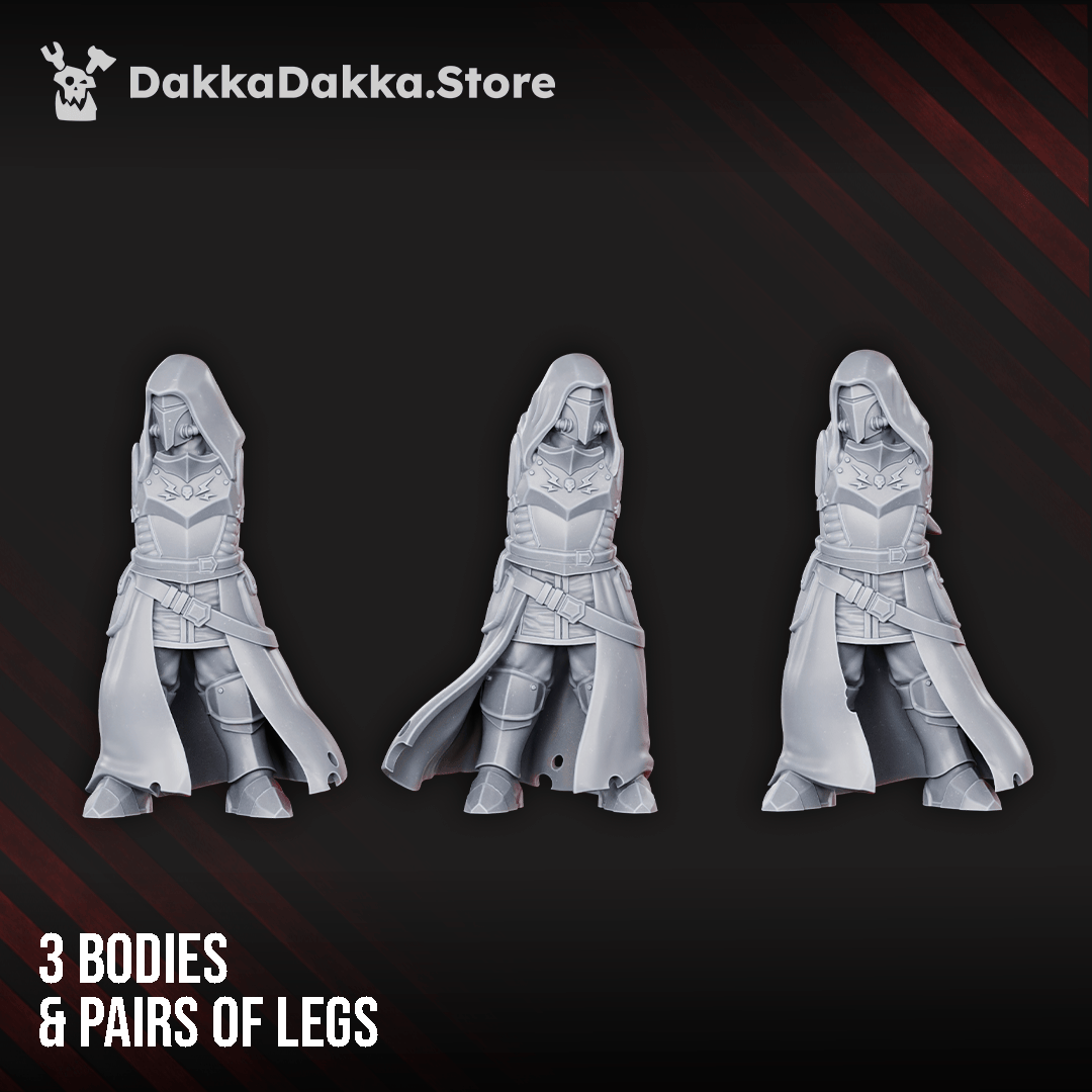 Tabletop Terrain Miniature Dawnguard Sunlight Crusaders x3