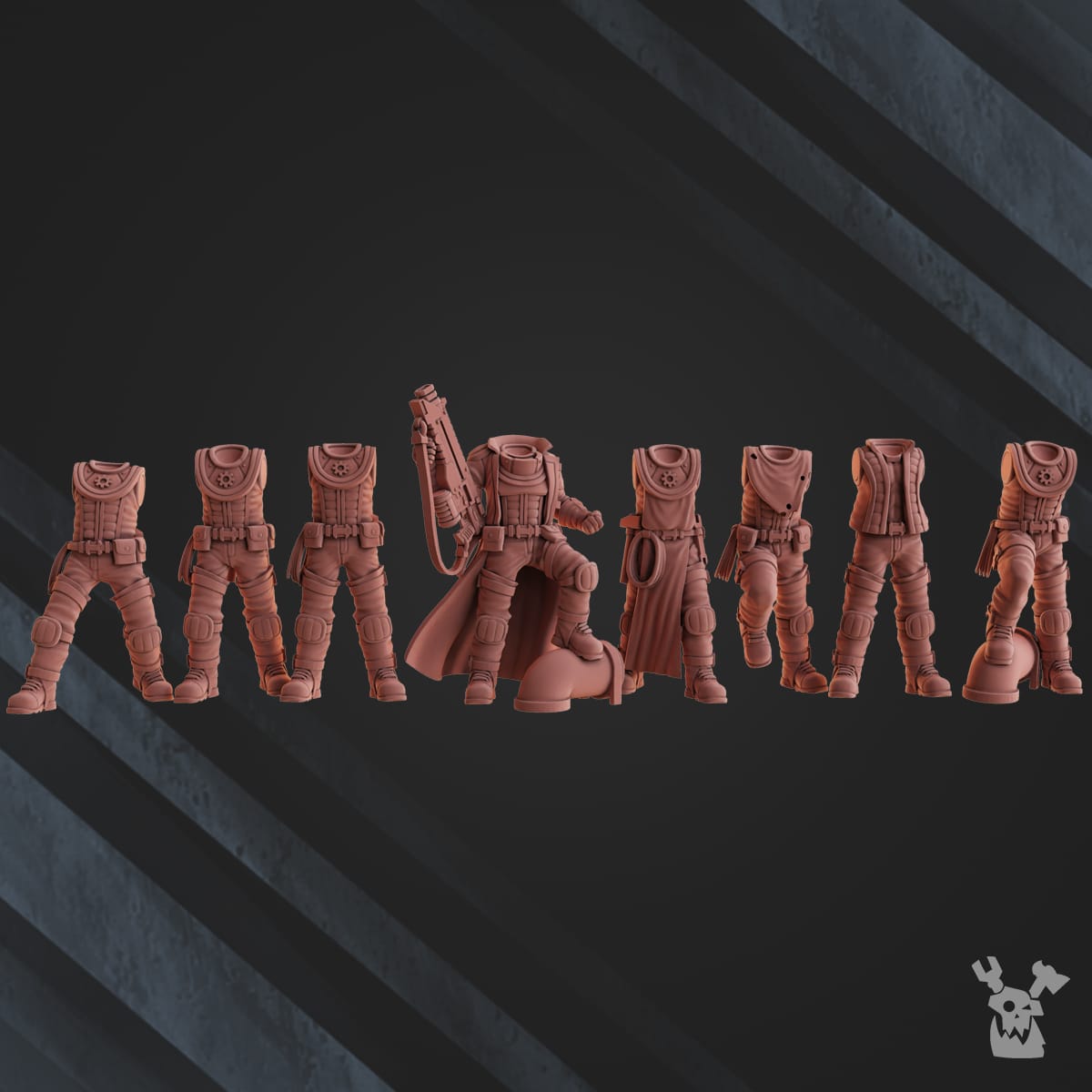 Tabletop Terrain Miniature Dead Welding Hive Gang (build-kit)