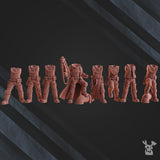 Tabletop Terrain Miniature Dead Welding Hive Gang (build-kit)
