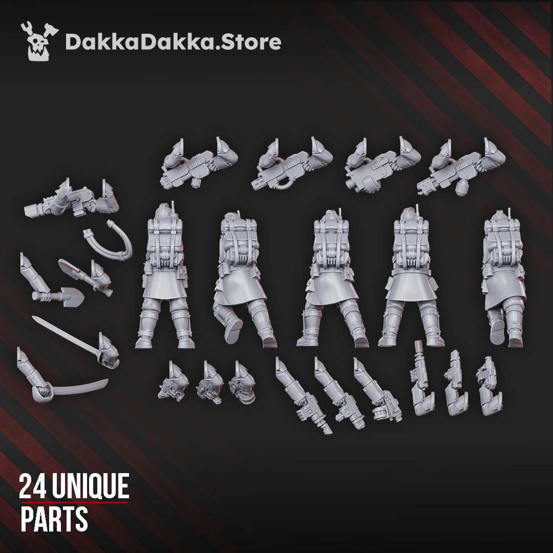 Tabletop Terrain Miniature Death Corps Specops (build kit)