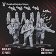 Tabletop Terrain Miniature Death Corps Specops (build kit)
