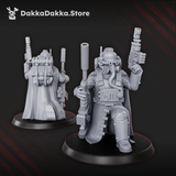 Tabletop Terrain Miniature Death Corps Specops Squad (x5)
