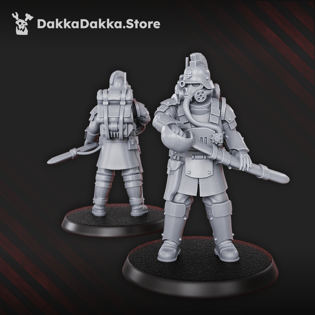 Tabletop Terrain Miniature Death Corps Specops Squad (x5)