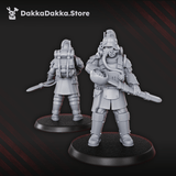 Tabletop Terrain Miniature Death Corps Specops Squad (x5)